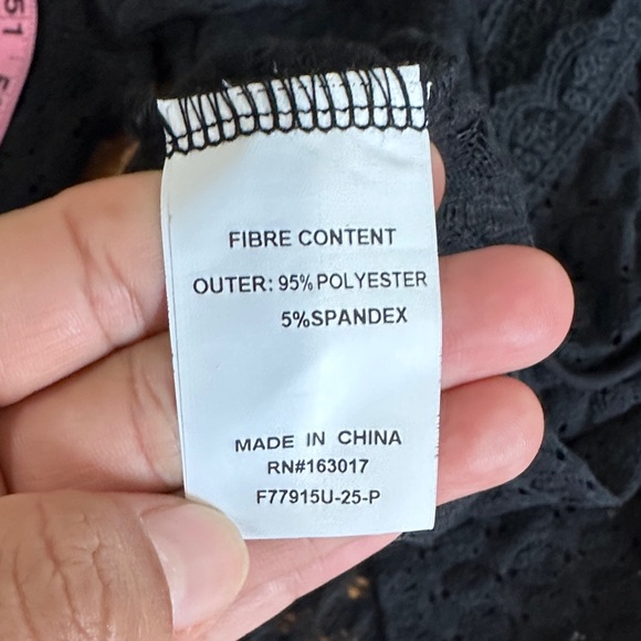 Princess Polly Carisha Black Lace Wrap Top - Picture 12 of 13